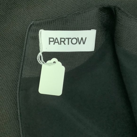 Partow Black Woven Silk Nadira Dress - Picture 4 of 4